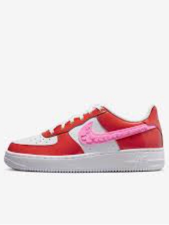 Nike Shoes - Nike Low-Top Sneakers — White, Red & Pink Accents